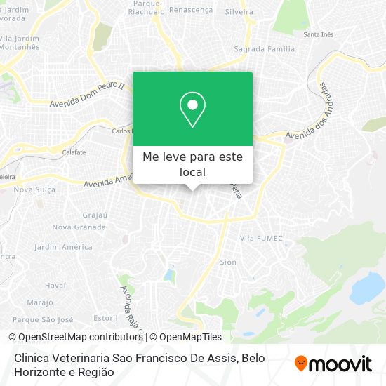 Clinica Veterinaria Sao Francisco De Assis mapa