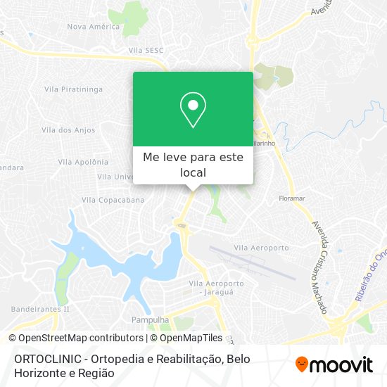 ORTOCLINIC - Ortopedia e Reabilitação mapa