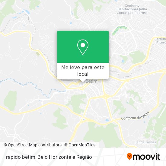 rapido betim mapa