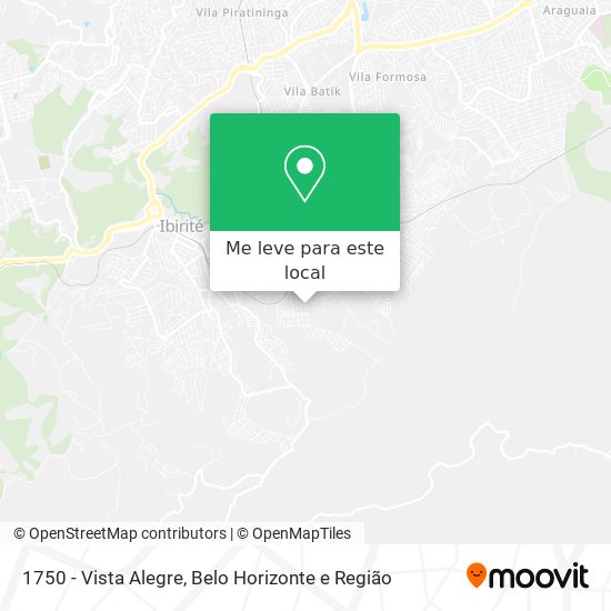 1750 - Vista Alegre mapa