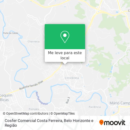 Cosfer Comercial  Costa Ferreira mapa