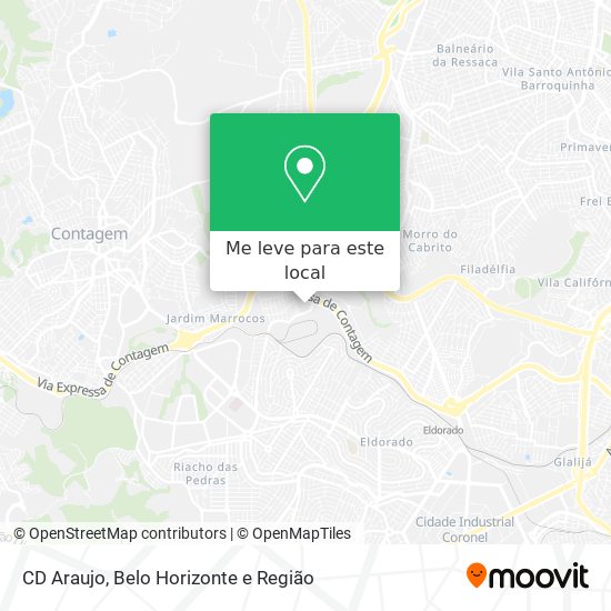 CD Araujo mapa