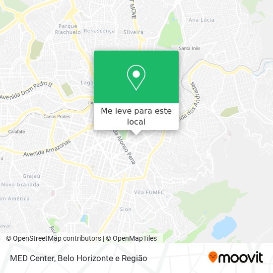 MED Center mapa