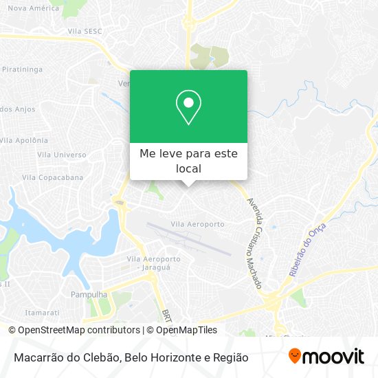 Macarrão do Clebão mapa