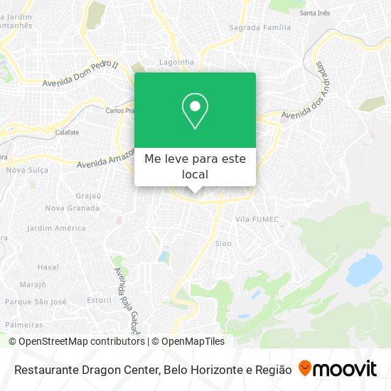 Restaurante Dragon Center mapa