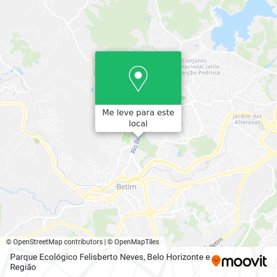 Parque Ecológico Felisberto Neves mapa