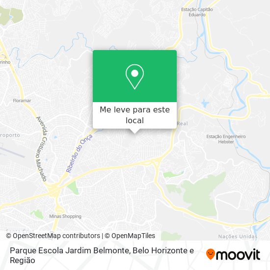 Parque Escola Jardim Belmonte mapa