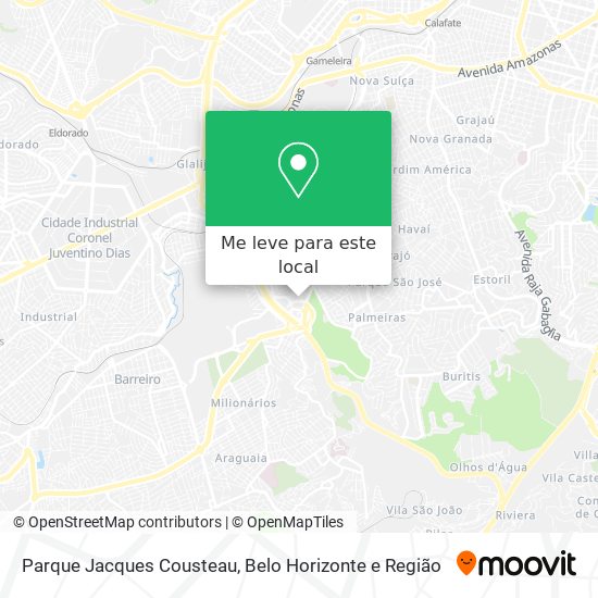 Parque Jacques Cousteau mapa