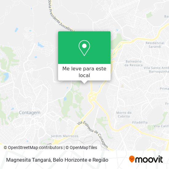 Magnesita Tangará mapa