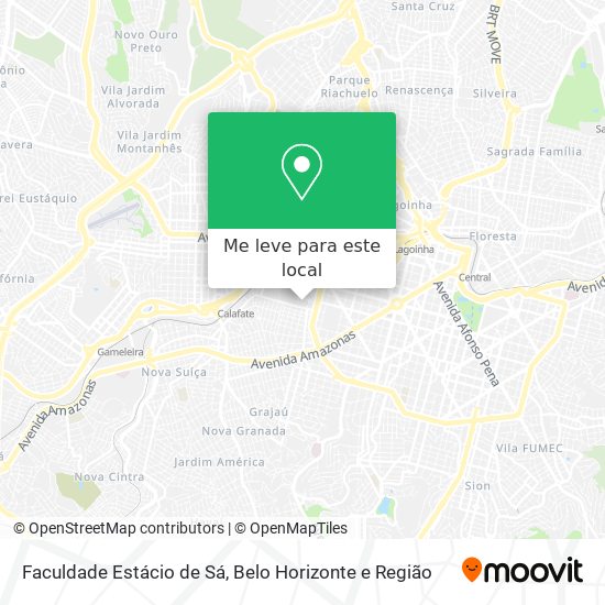 Faculdade Estácio de Sá mapa