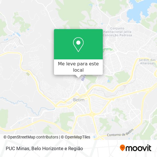 PUC Minas mapa