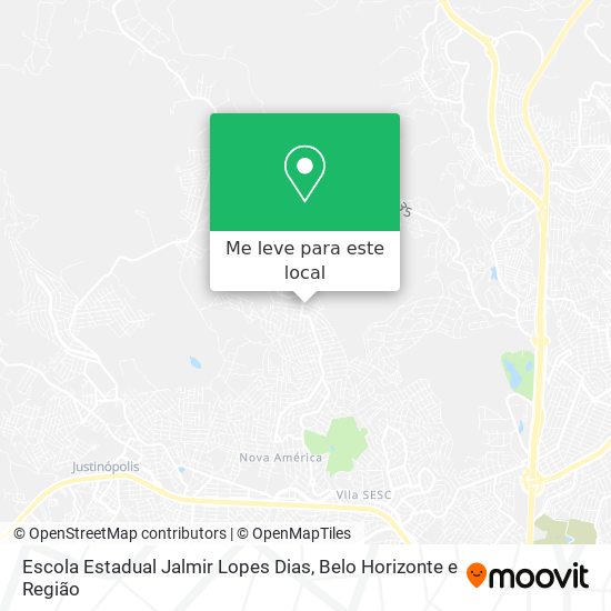 Escola Estadual Jalmir Lopes Dias mapa
