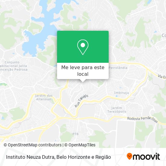 Instituto Neuza Dutra mapa