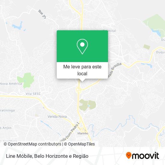 Line Móbile mapa