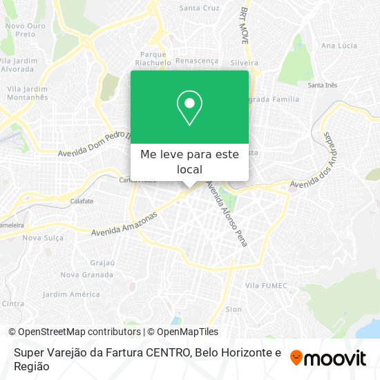Super Varejão da Fartura CENTRO mapa