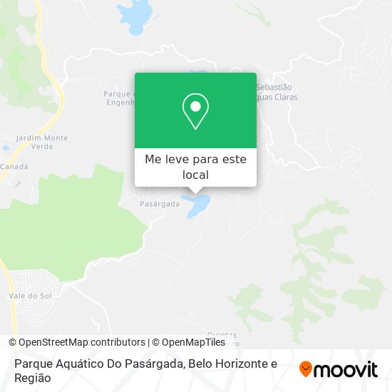 Parque Aquático  Do Pasárgada mapa