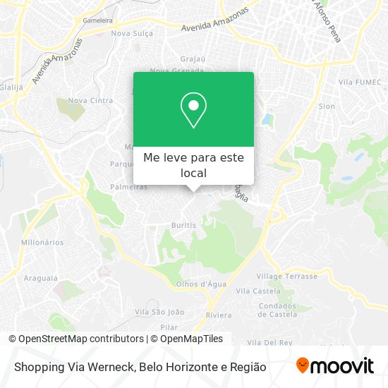 Shopping Via Werneck mapa