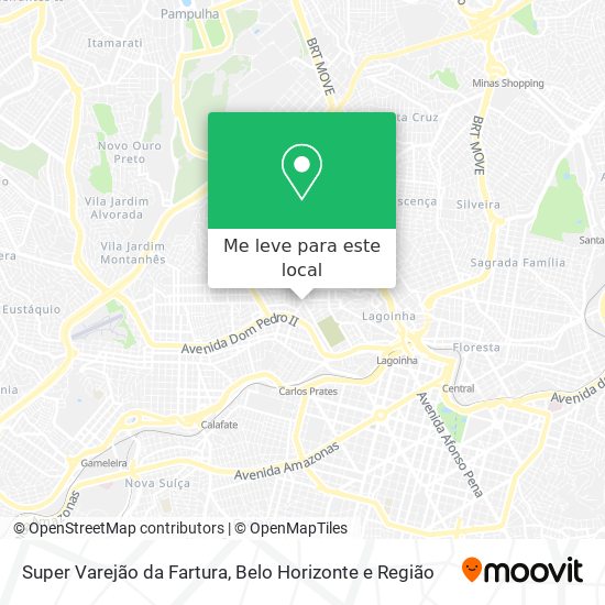 Super Varejão da Fartura mapa