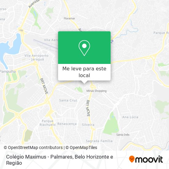 Colégio Maximus - Palmares mapa
