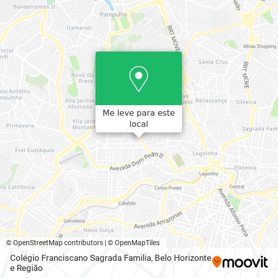 Colégio Franciscano Sagrada Familia mapa