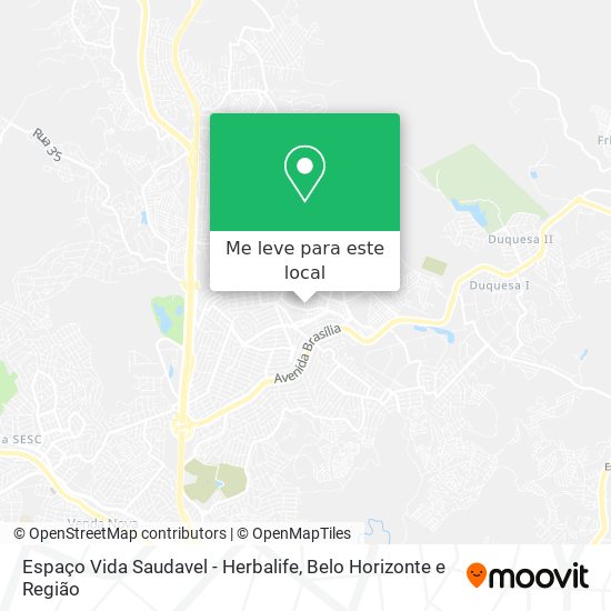 Espaço Vida Saudavel - Herbalife mapa