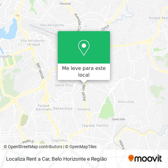 Localiza Rent a Car mapa