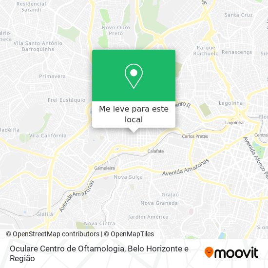 Oculare Centro de Oftamologia mapa