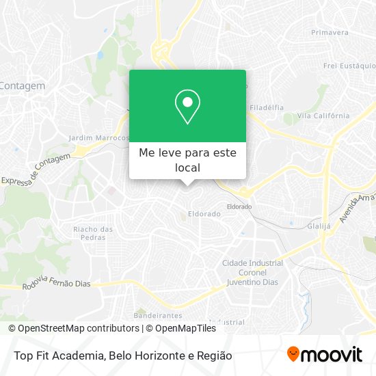 Top Fit Academia mapa