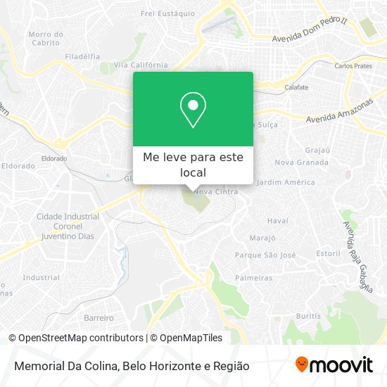 Memorial Da Colina mapa