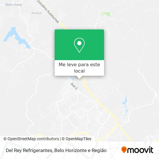 Del Rey Refrigerantes mapa