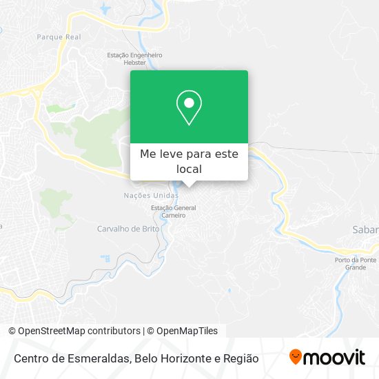 Centro de Esmeraldas mapa