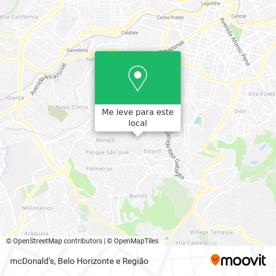 mcDonald's mapa