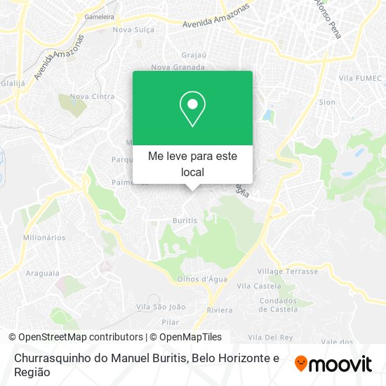 Churrasquinho do Manuel Buritis mapa