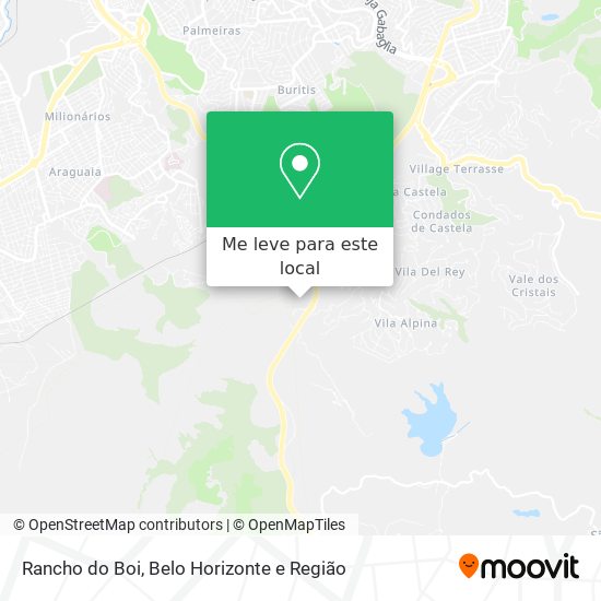 Rancho do Boi mapa