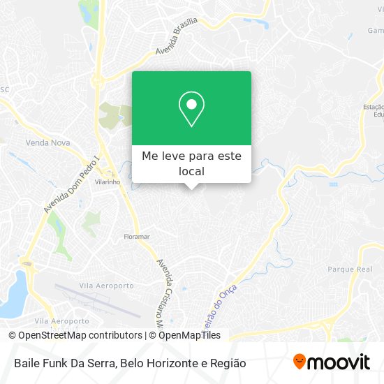 Baile Funk Da Serra mapa