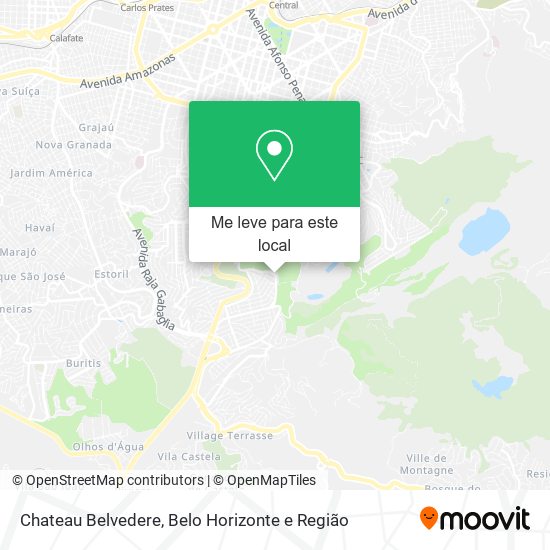 Chateau Belvedere mapa