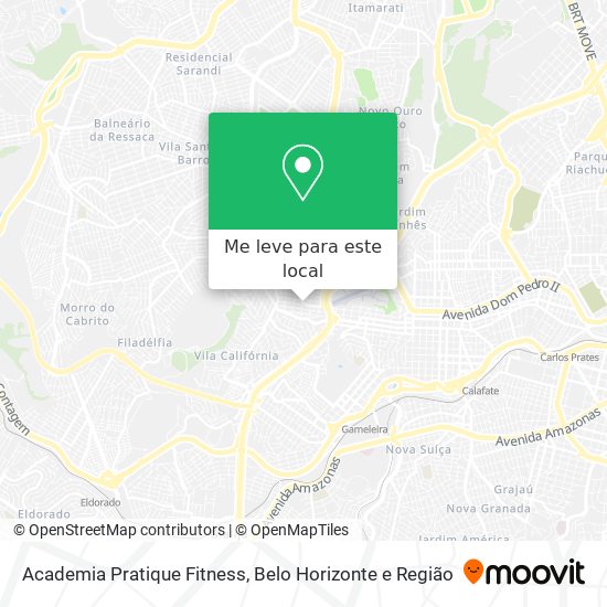 Academia Pratique Fitness mapa