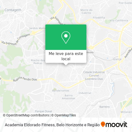 Academia Eldorado Fitness mapa