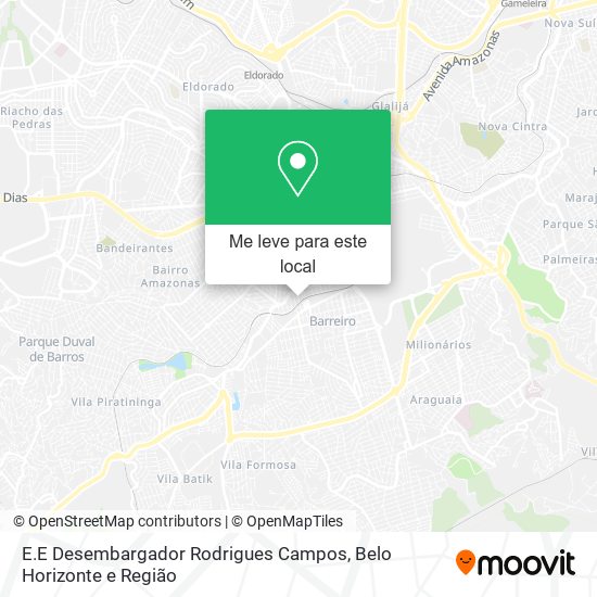 E.E Desembargador Rodrigues Campos mapa
