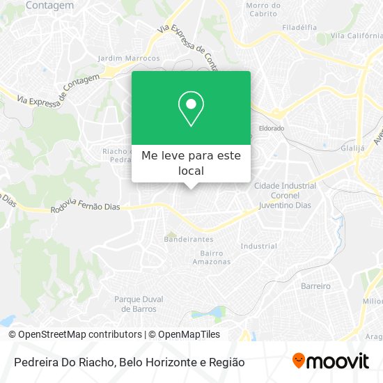 Pedreira Do Riacho mapa