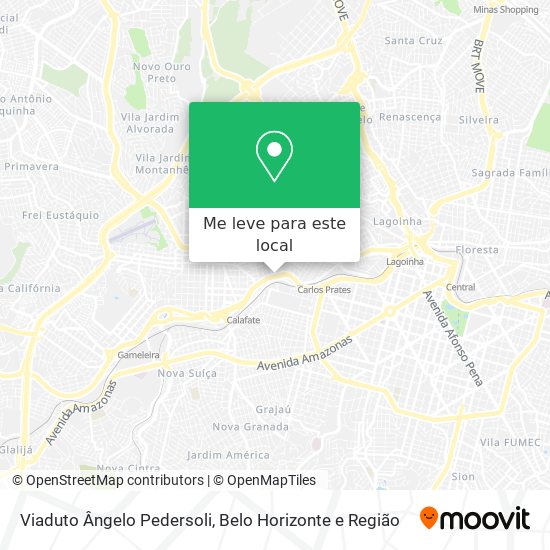 Viaduto Ângelo Pedersoli mapa