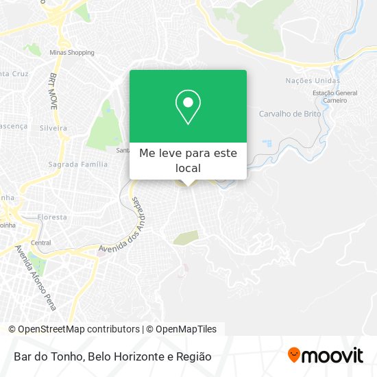 Bar do Tonho mapa