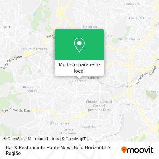 Bar & Restaurante Ponte Nova mapa