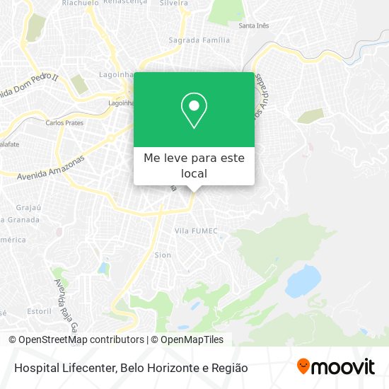 Hospital Lifecenter mapa