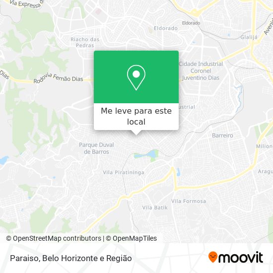 Paraiso mapa