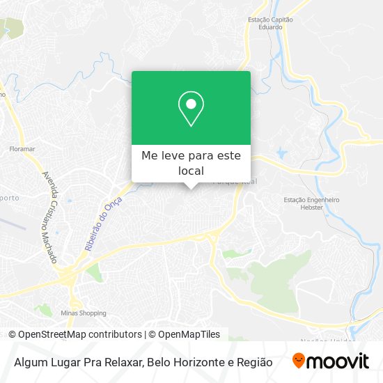 Algum Lugar Pra Relaxar mapa