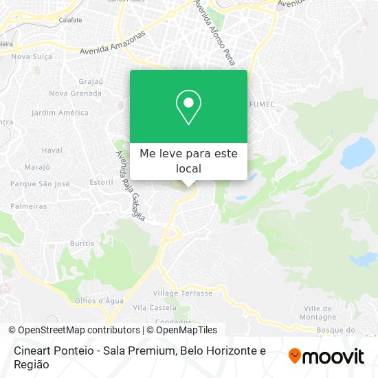 Cineart Ponteio - Sala Premium mapa
