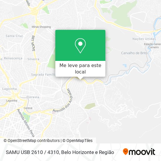 SAMU USB 2610 / 4310 mapa