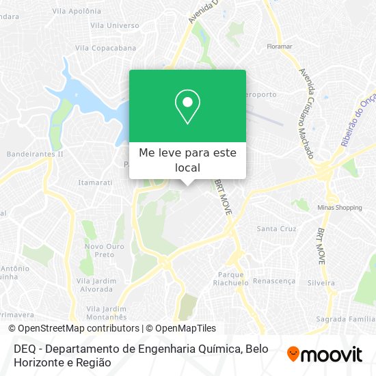 DEQ - Departamento de Engenharia Química mapa