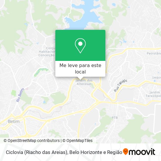 Ciclovia (Riacho das Areias) mapa